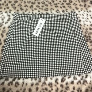 NWT Steve Madden mini gingham skirt